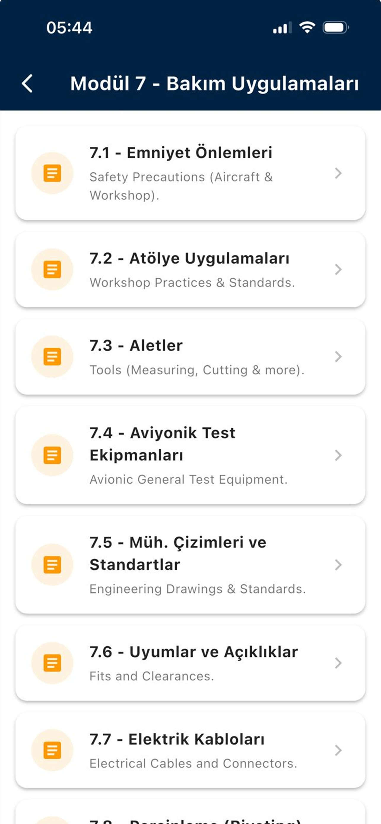 aeromodul soru bankası - modül sınav soruları ve açıklamalar
